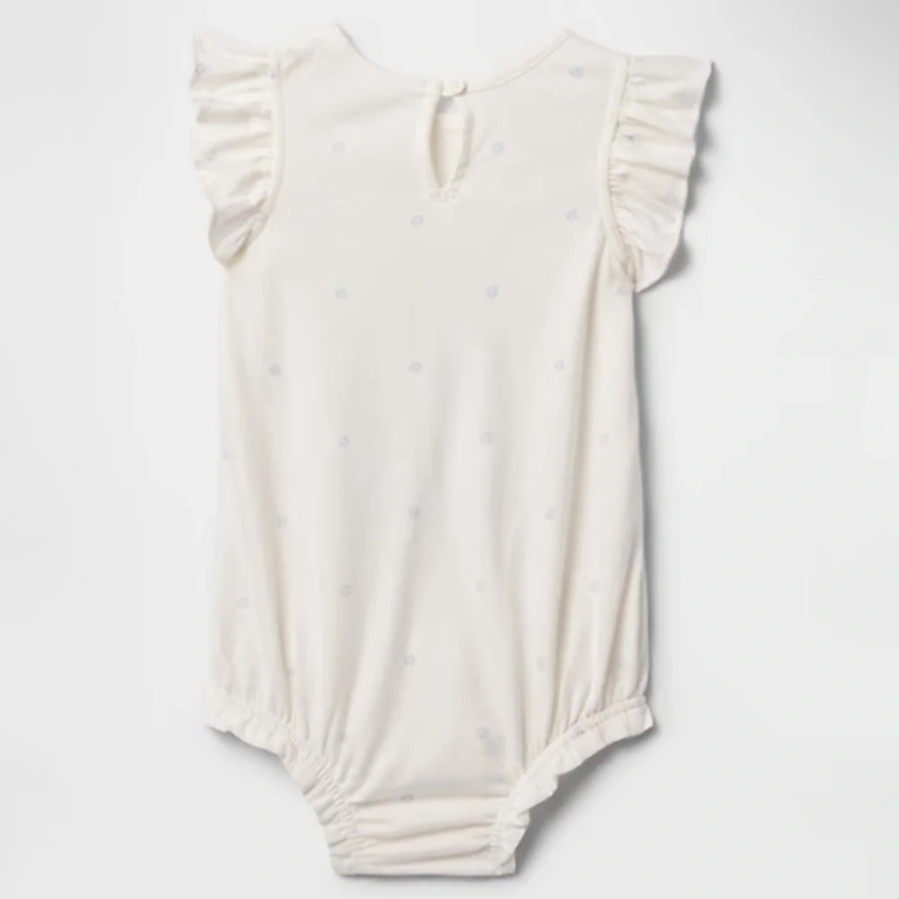 GAP White and Blue Bunny One Piece rabbit
